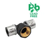 Te hembra PPSU, referencia P-HLK232016LP de la serie Klimapress PPSU LP Lead Free de Heliroma. Medida: 16x1/2.